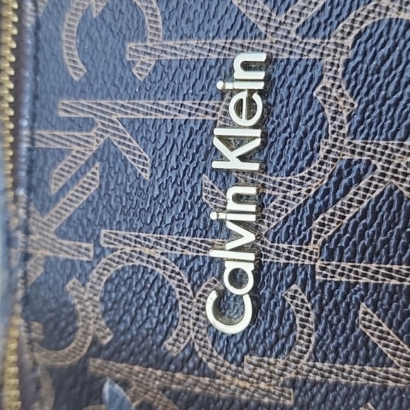 Calvin Klein Hudson Signature Satchel Handbag - Picture 8 of 15
